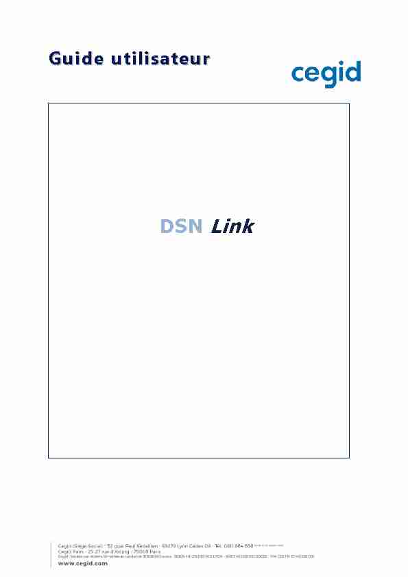 DSN Link V2.30 Fiche version Juin 2016