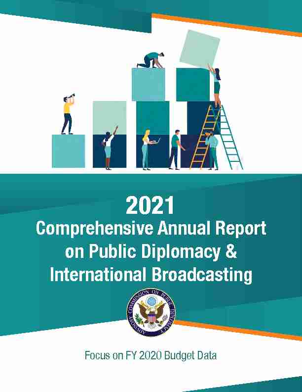 [PDF] Comprehensive Annual Report on Public Diplomacy & International