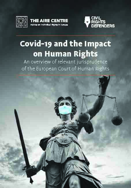 [PDF] Covid-19 and the Impact on Human Rights - Rule of Law Platform