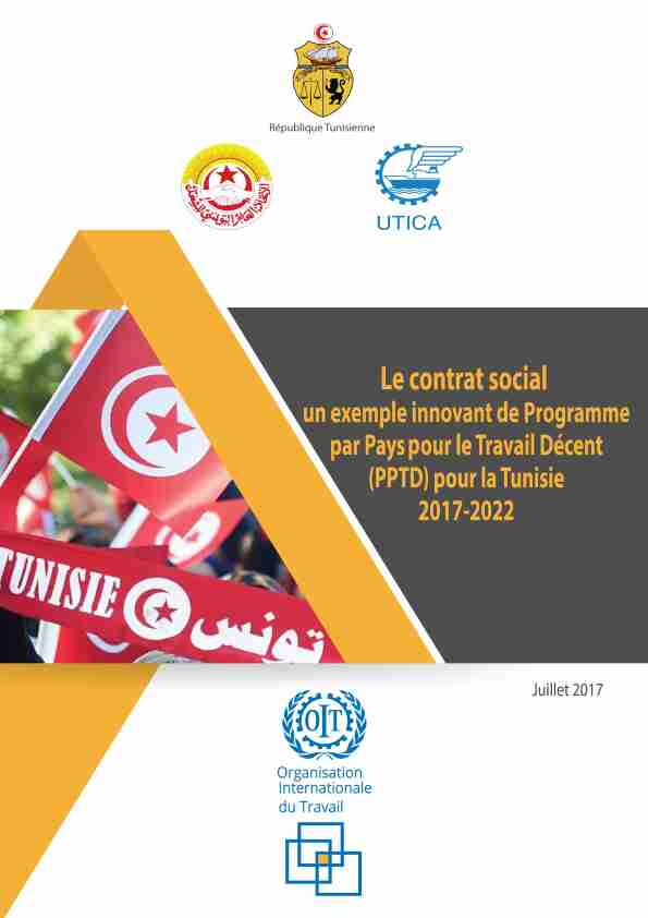 [PDF] Le contrat social un exemple innovant de Programme par Pays  - ILO