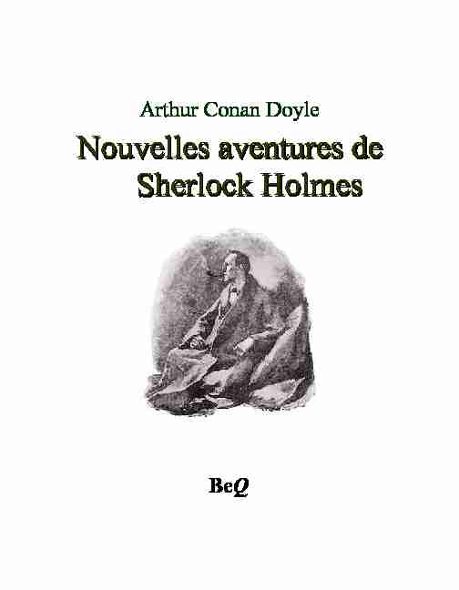 Arthur Conan Doyle - Nouvelles aventures de Sherlock Holmes