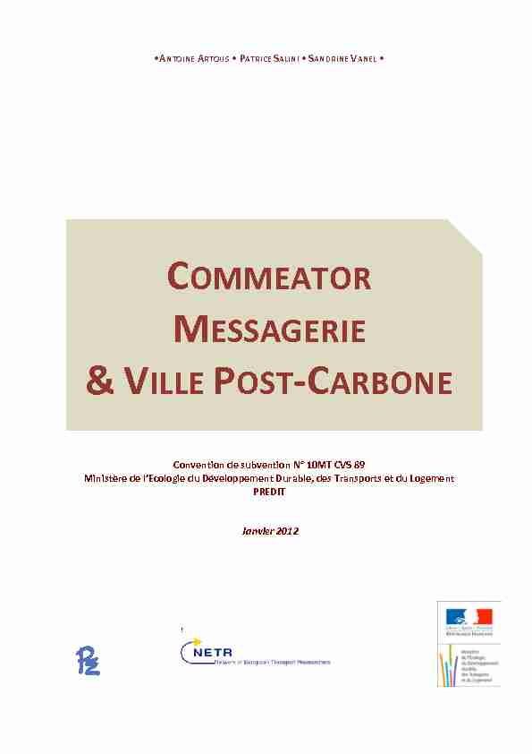 [PDF] commeator messagerie & ville post-?carbone - Temis