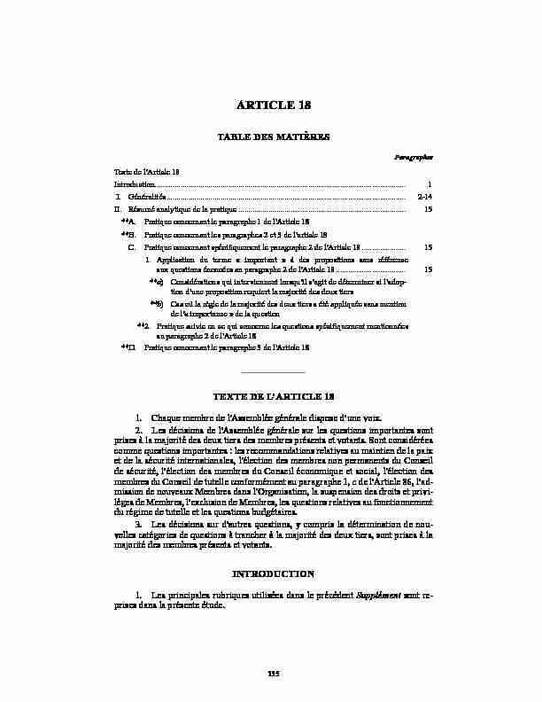 [PDF] ARTICLE 18 - United Nations - Office of Legal Affairs