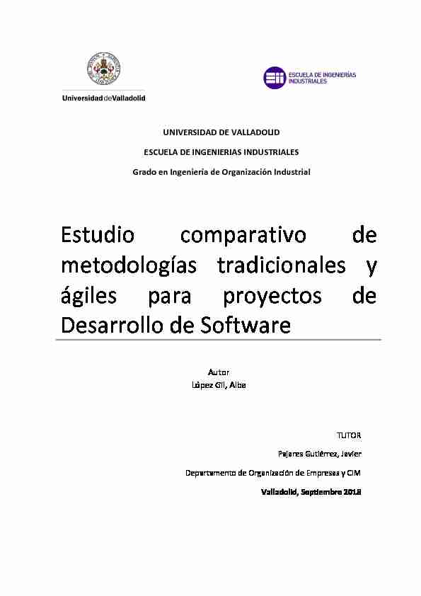 Estudio comparativo de metodologías tradicionales y ágiles para