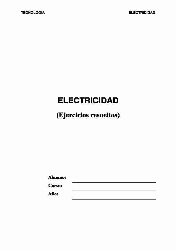 [PDF] Ejercicios resueltos de circuitos eléctricos - IES El Majuelo