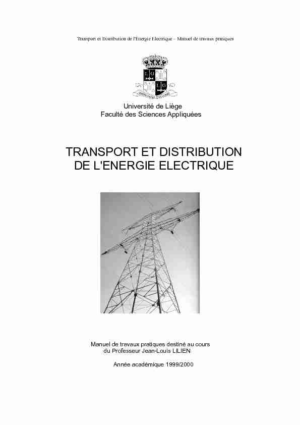 [PDF] TRANSPORT ET DISTRIBUTION DE LENERGIE  - cloudfrontnet