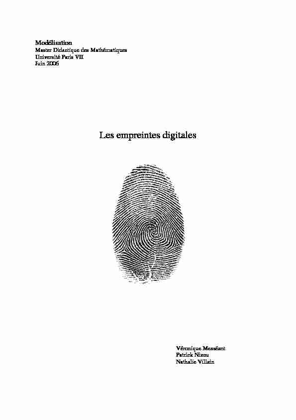 [PDF] Les empreintes digitales - Mathom