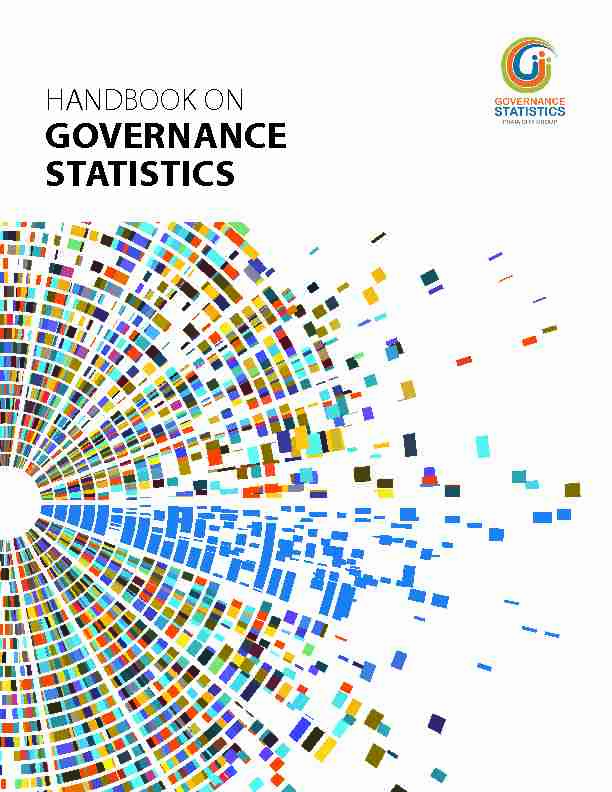Handbook on Governance Statistics