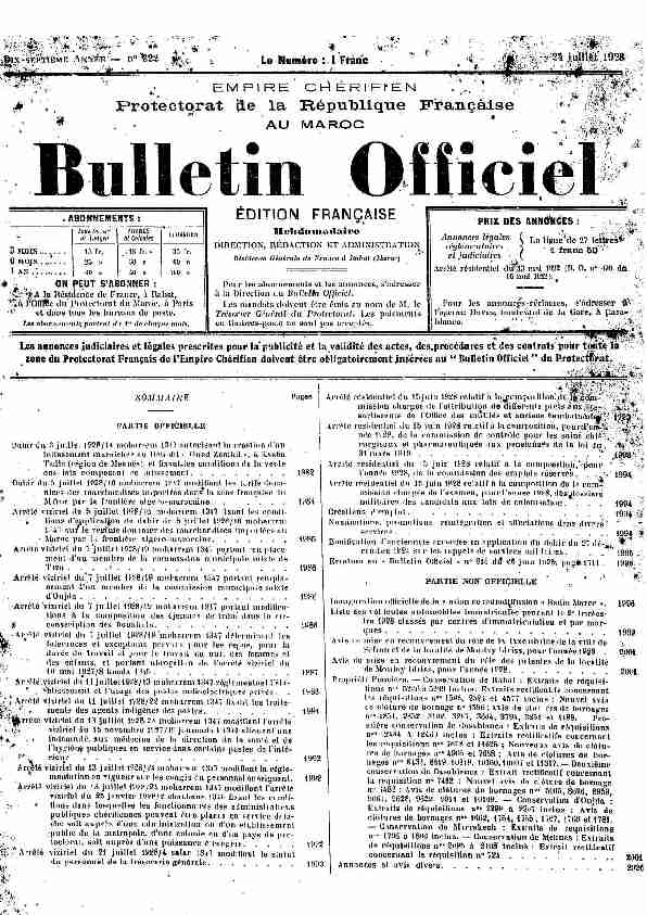 Bulletin Offici