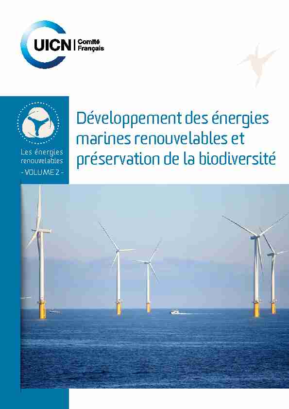 [PDF] Développement des énergies marines renouvelables et