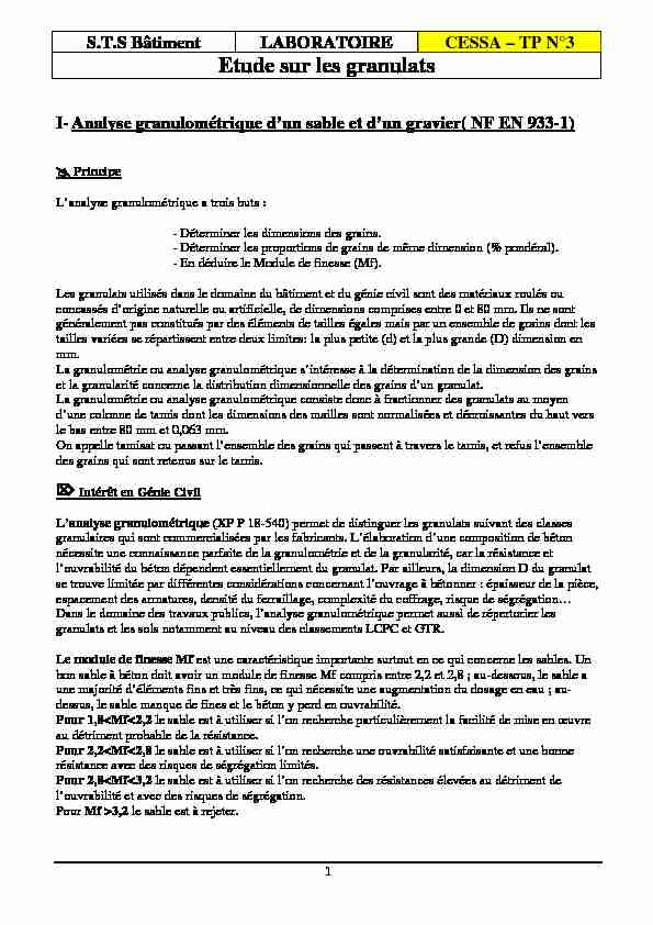 [PDF] Granulats 2 - Cours de Génie Civil
