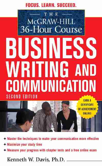 McGraw-Hill 36-Hour Course in Business Writing and