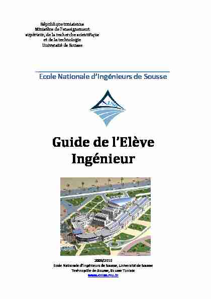 Guide de lElève Ingénieur