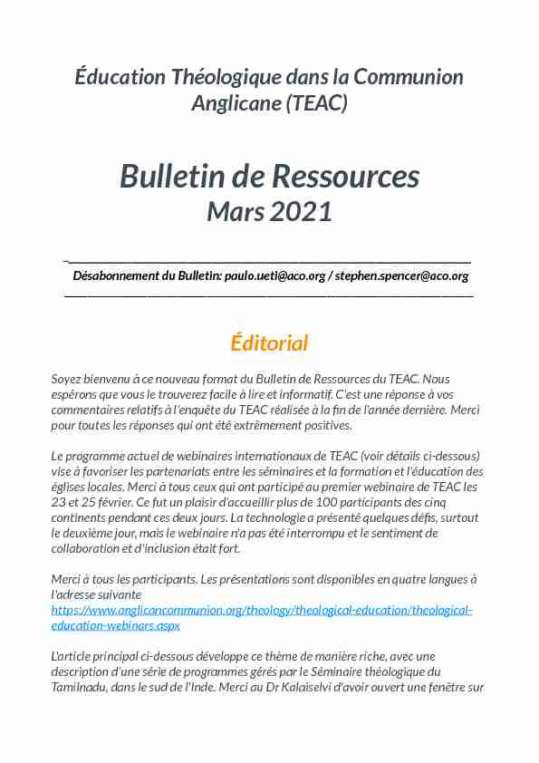 TEAC-Bulletin VI March21 FR