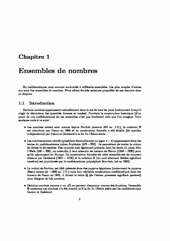[PDF] Ensembles de nombres