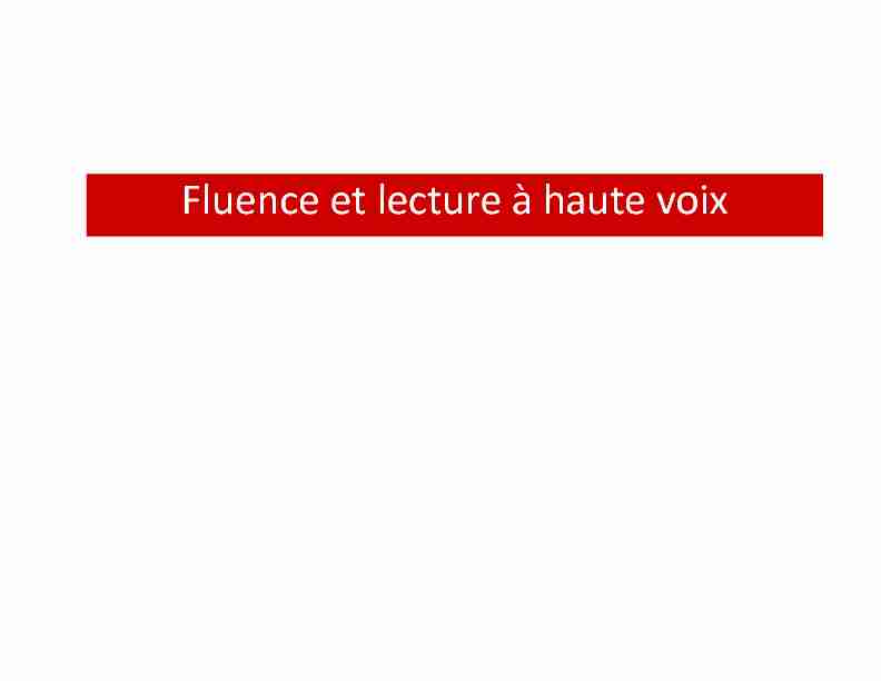 [PDF] Fluence et lecture à haute voix C2 - Ipef Dakar