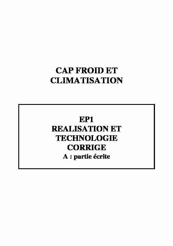 [PDF] CAP FROID ET CLIMATISATION - Eduscol
