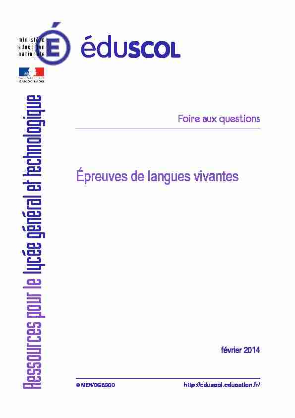 [PDF] Épreuves de langues vivantes - mediaeduscoleducationfr