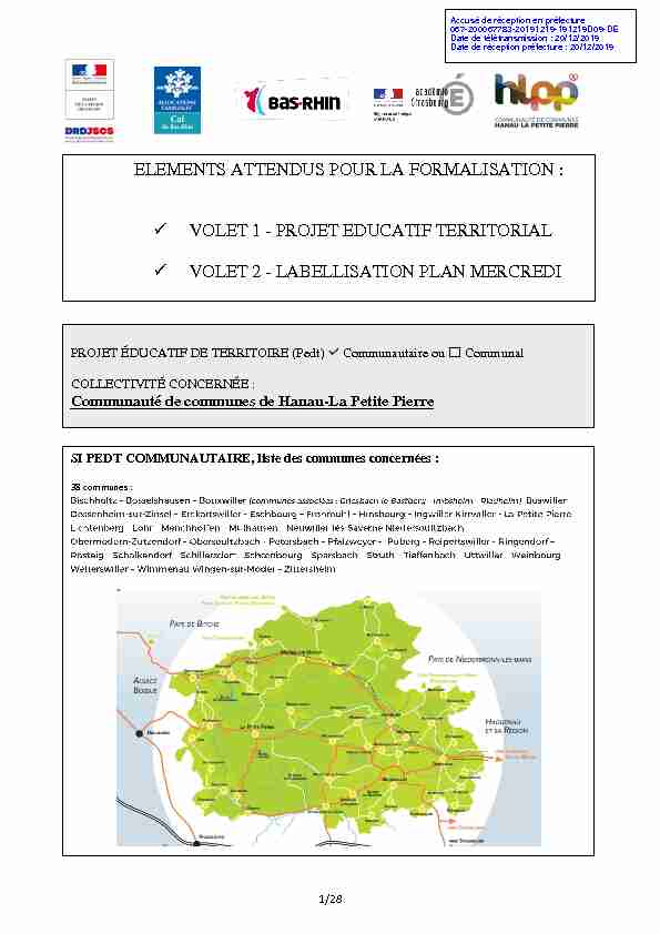 projet educatif territorial volet 2 - labellisation plan mercredi