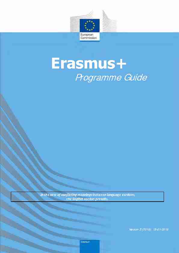 2018 Erasmus  Programme Guide v1