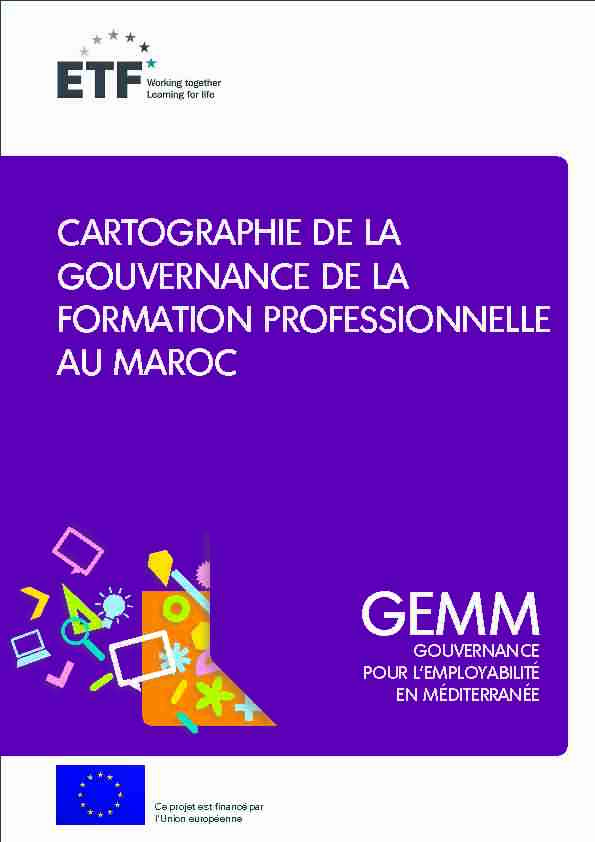 [PDF] CARTOGRAPHIE DE LA GOUVERNANCE DE LA FORMATION