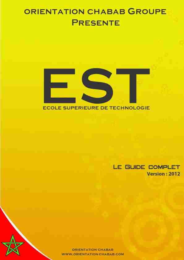 Ecole Supérieur de technologie (EST)