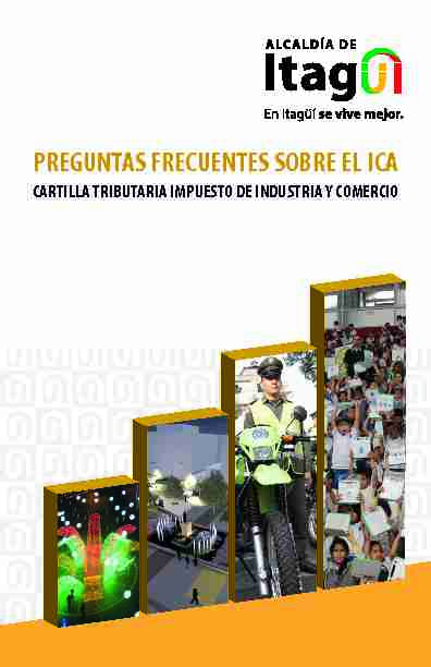 [PDF] PREGUNTAS FRECUENTES SOBRE EL ICA - Alcaldía de Itagüí