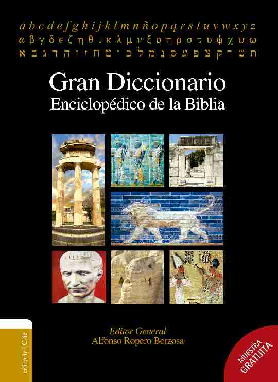 Gran Diccionario Enciclopédico de la Biblia