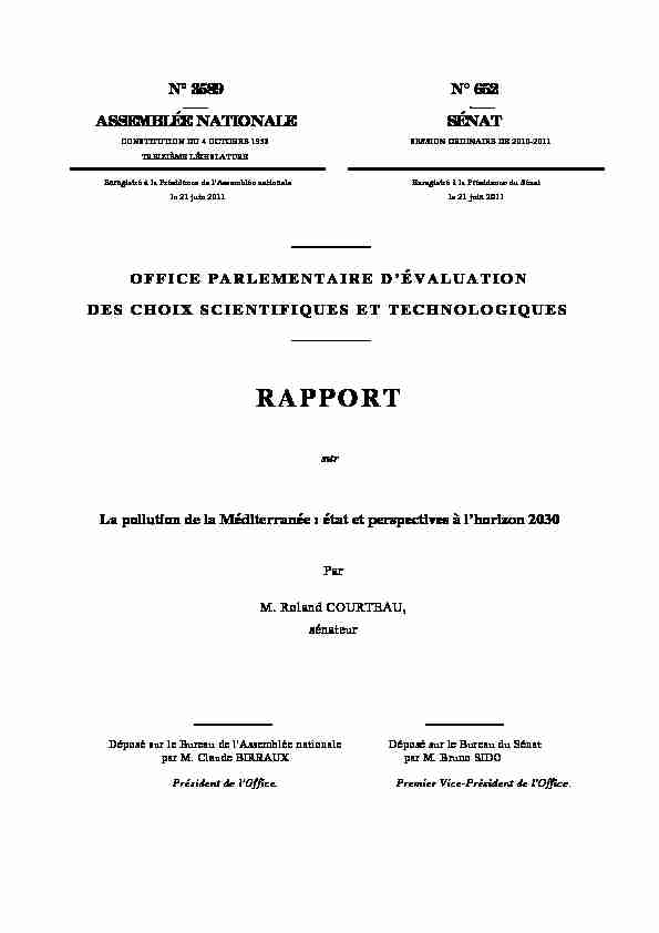 Rapport pollution