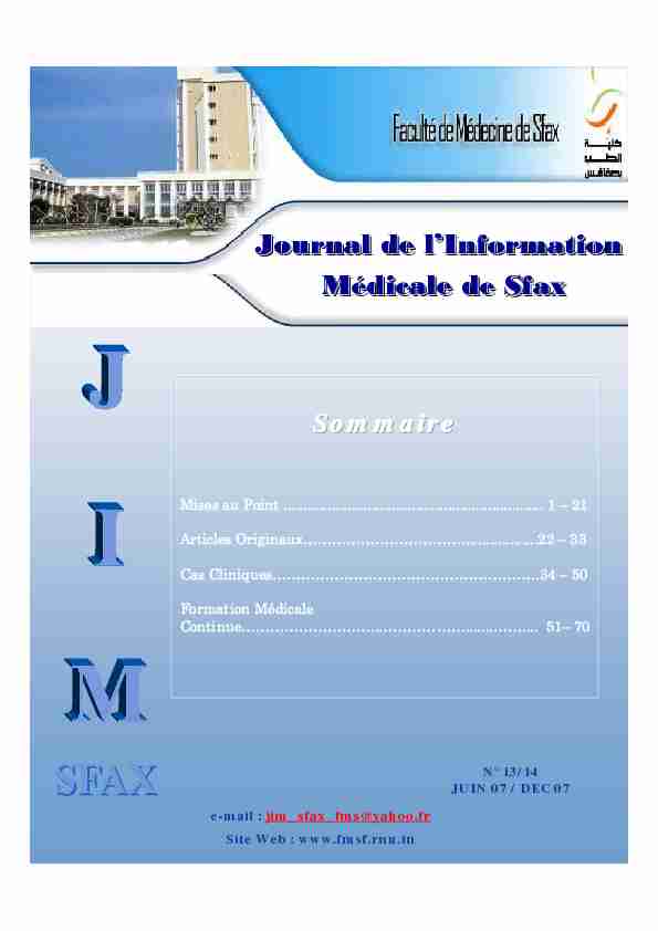 Journal de lJournal de l’’InformationInformation Journal de l