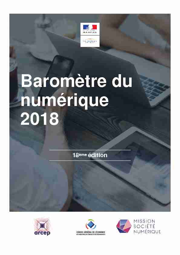 Baromètre du numérique 2018 - lenquête (3 décembre 2018)