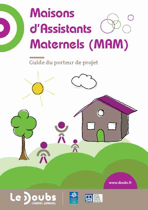 Maisons dAssistants Maternels (MAM) - Guide du porteur de projet