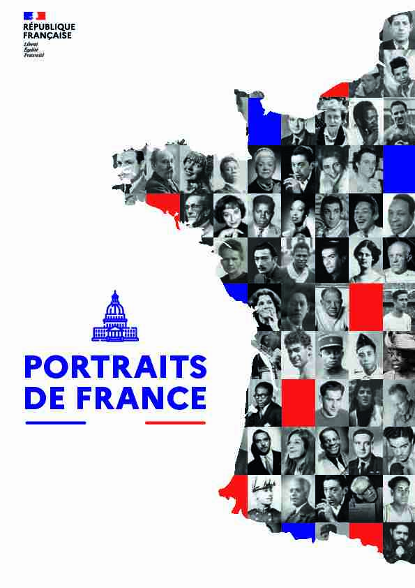 PORTRAITS DE FRANCE