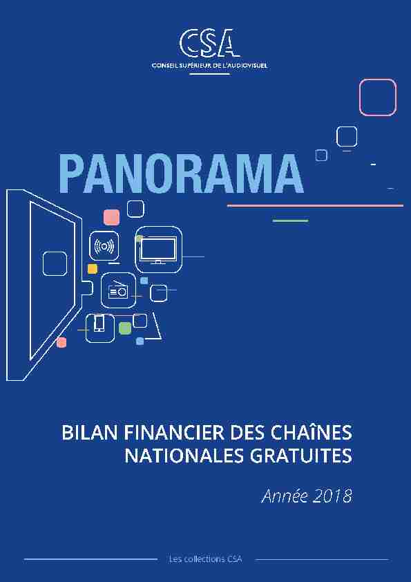 Synthèse financière des chaînes thématiques française