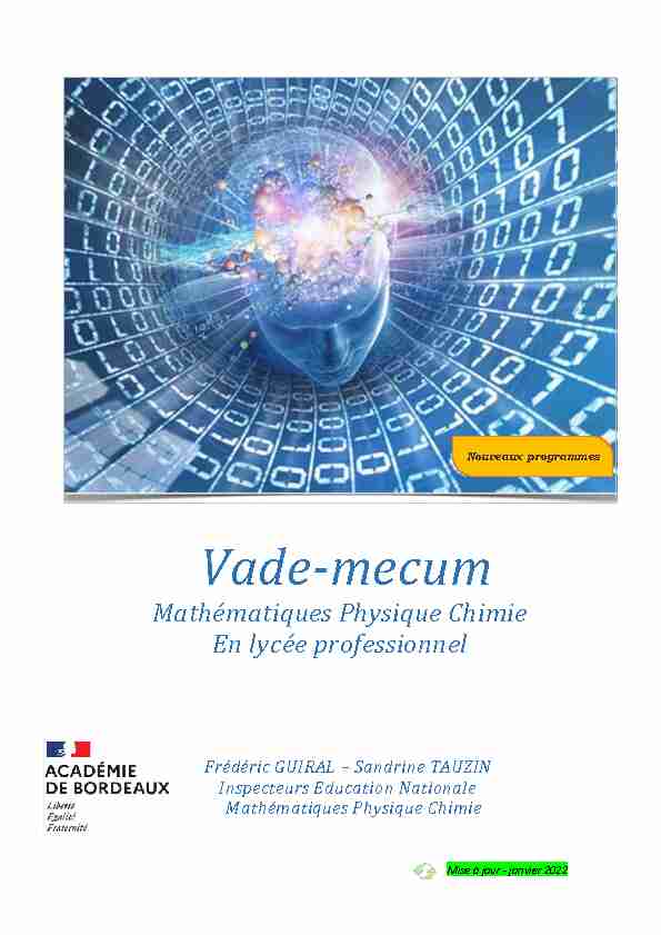 [PDF] Vade-mecum - Académie de Bordeaux