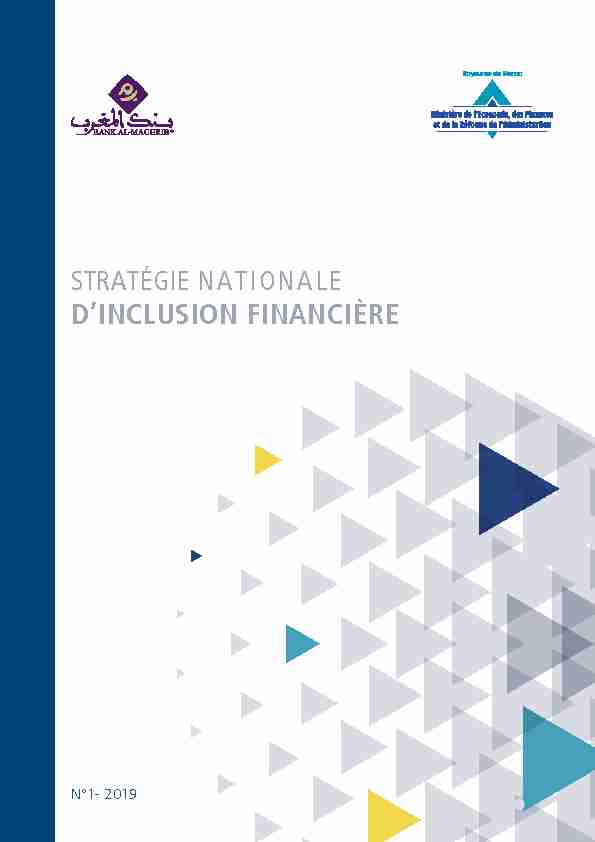 Stratégie Nationale dInclusion Financière