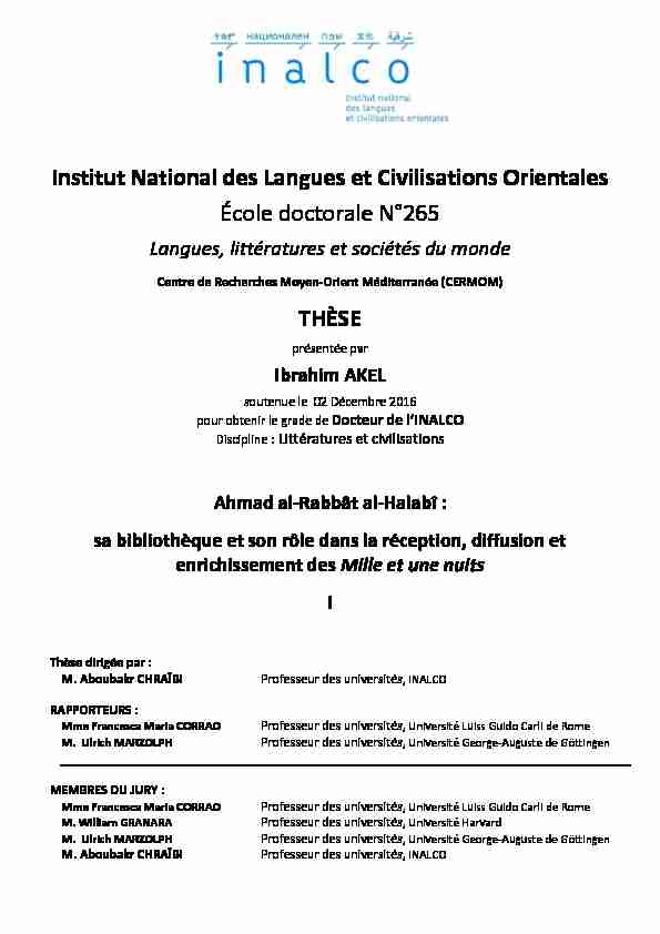 Institut National des Langues et Civilisations Orientales École