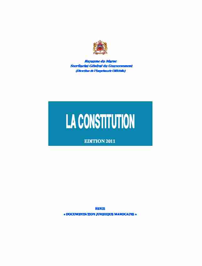 LA CONSTITUTION
