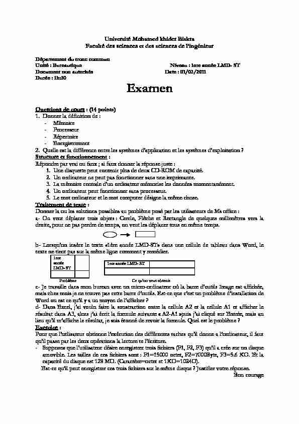 [PDF] Examen - univ-biskra