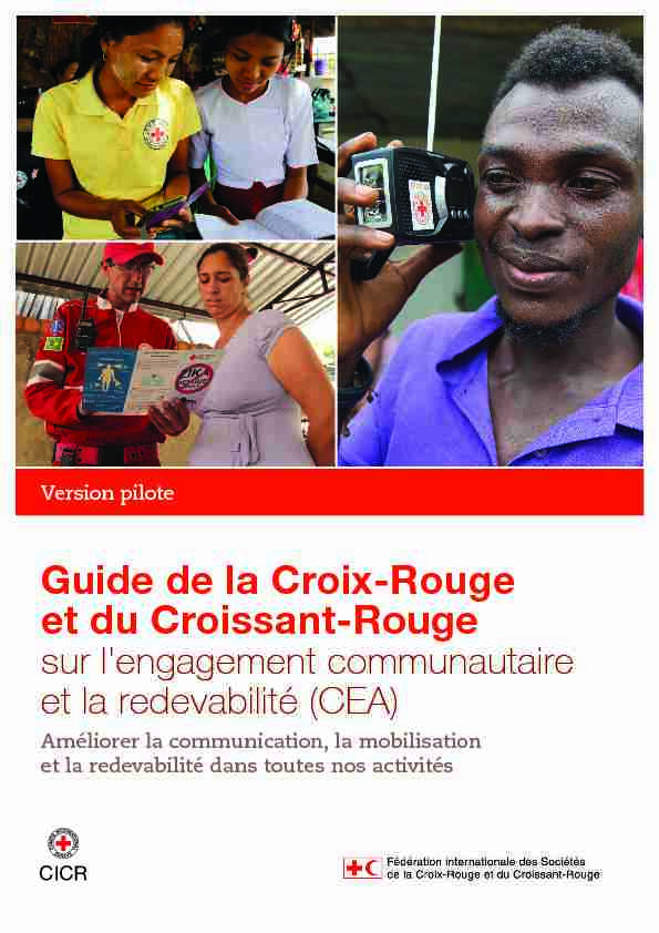 [PDF] Guide de la Croix-Rouge et du Croissant-Rouge