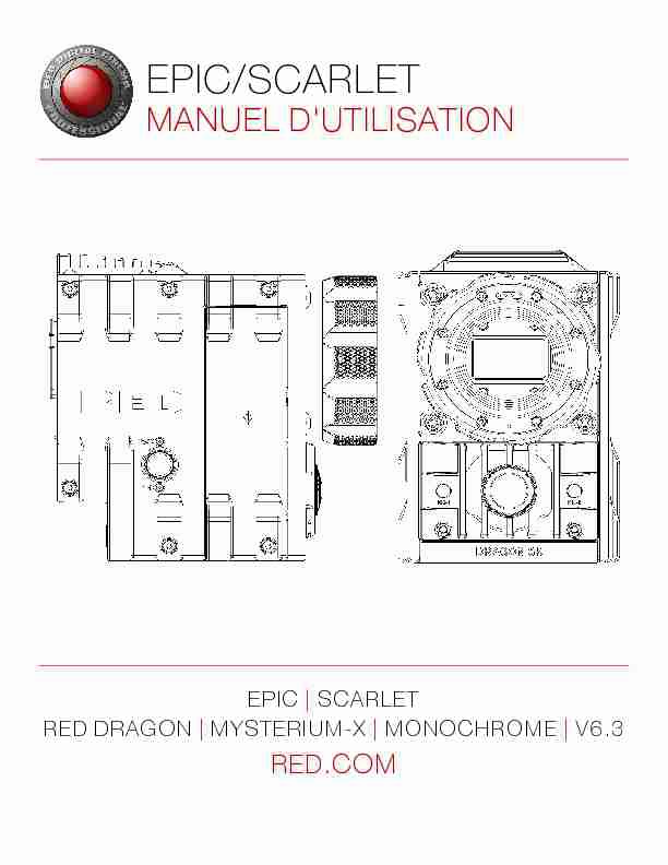 Manuel dutilisation EPIC/SCARLET
