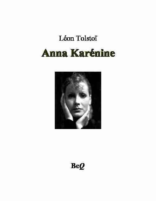[PDF] Anna Karénine 2 - La Bibliothèque électronique du Québec