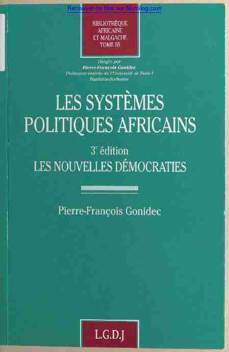 Les systèmes politiques africains : les nouvelles démocraties