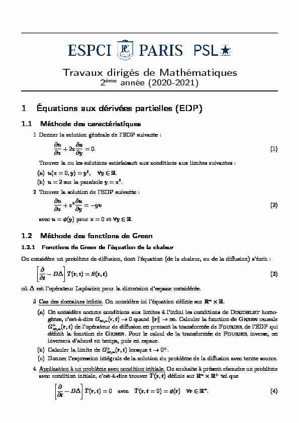 TD Maths 2A