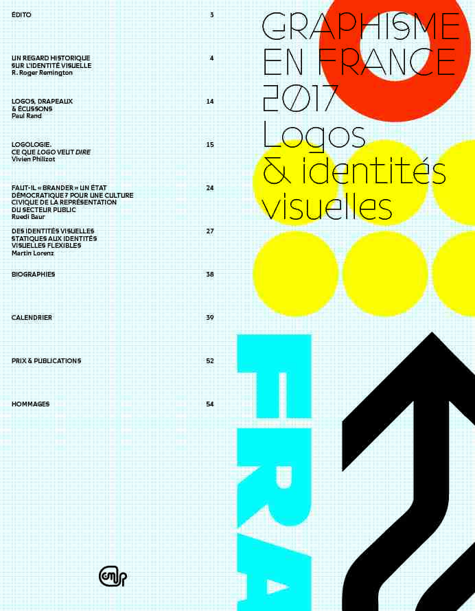 GRAPHISME EN FRANCE 2017 Logos & identités visuelles