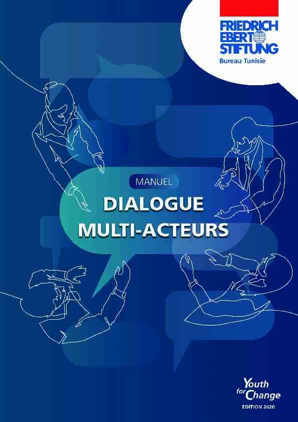 Le dialogue multi-acteurs: de quoi parlons-nous?