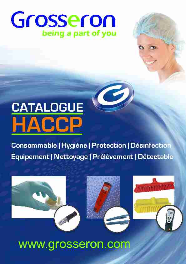 Catalogue HACCP