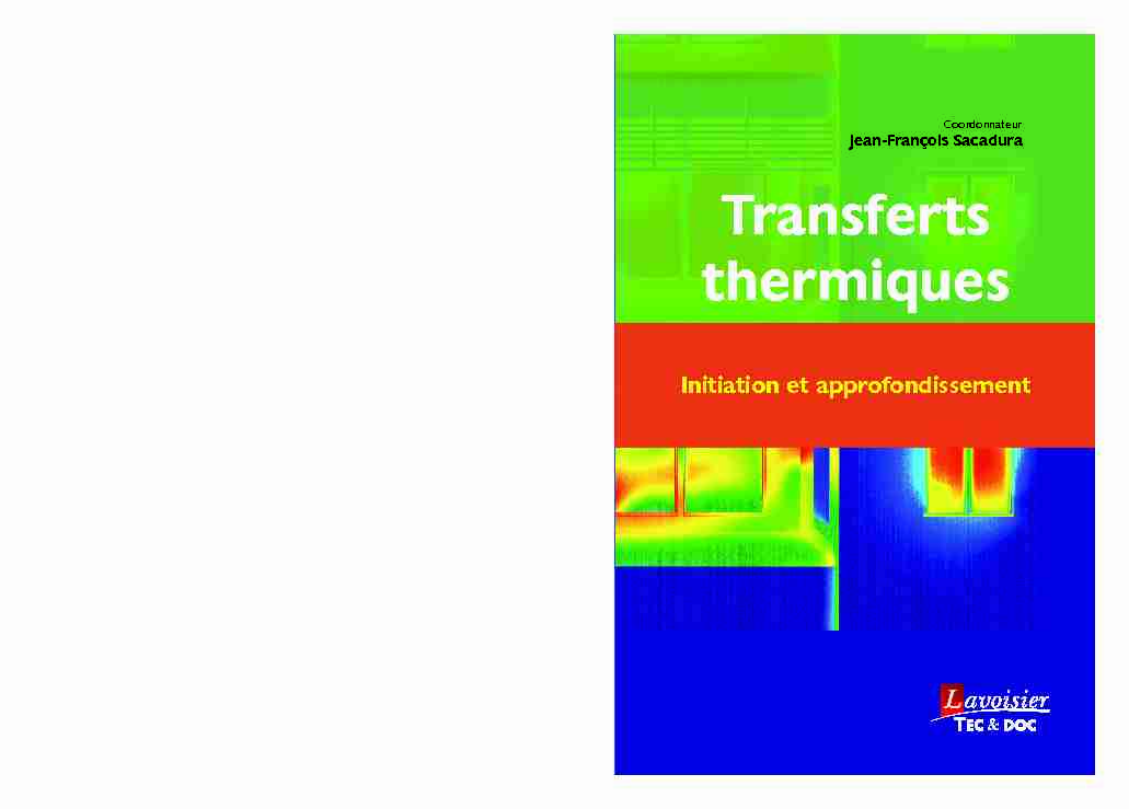 Transferts thermiques - complementslavoisiernet