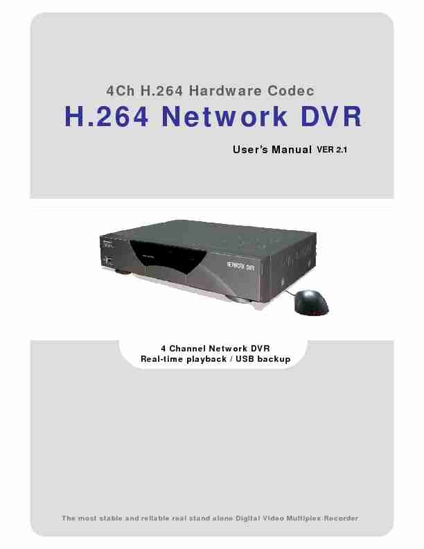 H.264 Network DVR