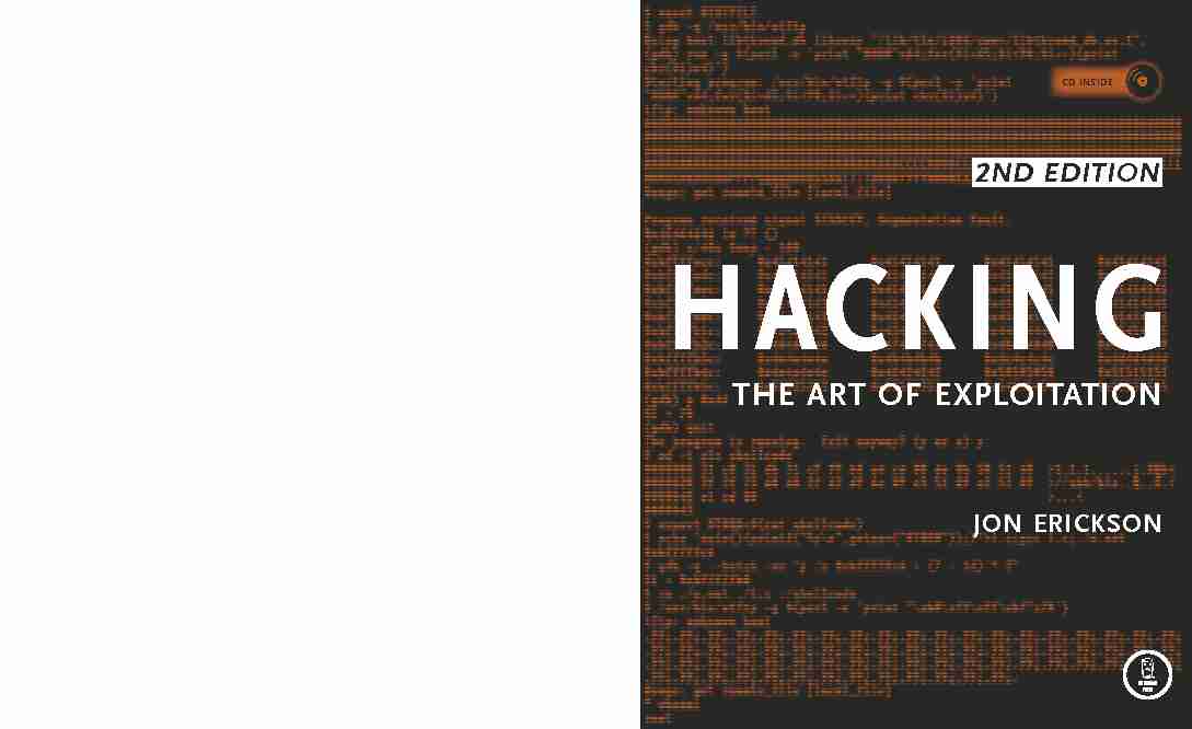 Hacking: The Art of Exploitation 2nd Edition